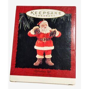 Coca-Cola Santa  Refreshing Gift Hallmark Keepsake Ornament 1995